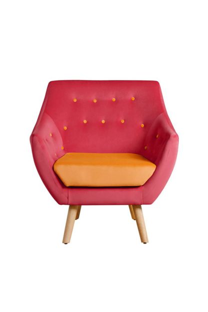 085708568f7e6f12340cee038d7981750b7e6c9297daecdd028a9004d657c421.jpg An Image of Poet Armchair, Luxor Cranberry Two Tones