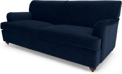 08c597cf522f1298039aa075b521e92ea68d64d6b66015ae597e1ecdb9986501.jpg An Image of Orson Sofa Bed, Ink Blue Velvet