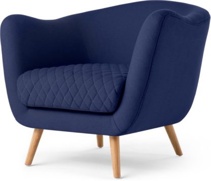 2023651455ee31e56bab29b4aad8a1cd83a3ca11c123f2598f80b418d517db92.jpg An Image of Flick Accent Armchair, Cobalt Blue