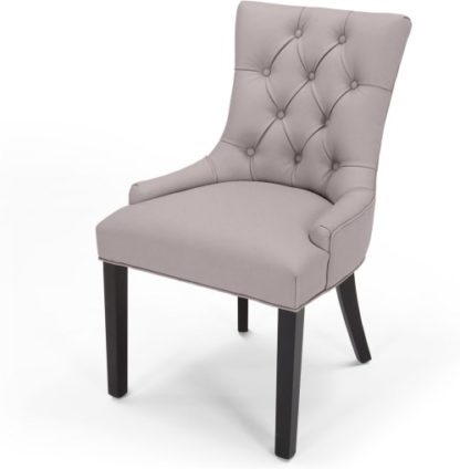 25316c768df83708df1ea67f0da78528ce370842dc3aa51fa6ce383d13798463.jpg An Image of Flynn Scoop Back Chair, Pewter Grey PU