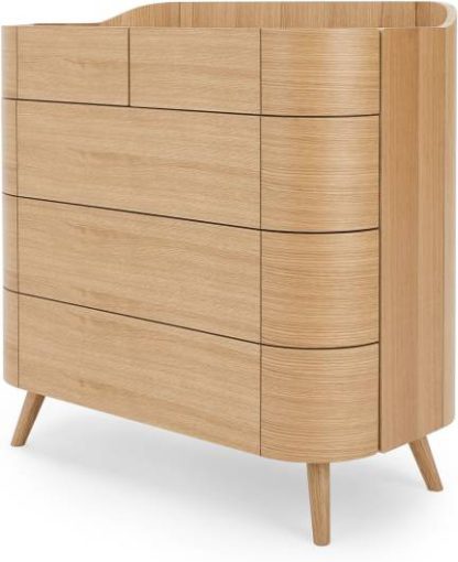 29dbeeee66c90278ae4b3735dbd82fa3685fc01c83e6aa603f58c86526b2d15f.jpg An Image of Ada 5 Drawer Chest of Drawers, Oak