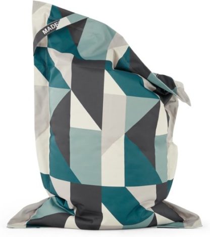 469015a499de1db6cd515d3adfaa2039a746b8e71600579870505f6f023e1c3d.jpg An Image of Small Piggy Bean Bag, Teal Multi Print