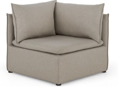 48ebf590a62715dd72a3912666bcb0967dafdcdd54834a5e2b8a70f3abcf9119.jpg An Image of Victor Modular Sofa Corner Seat, Portland Grey
