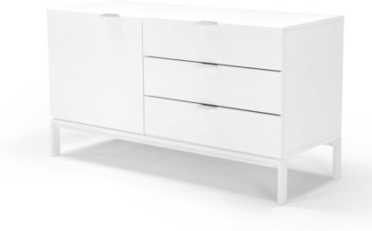 4c17901184ce390398969588ce508c4ccb86d0a1ae3330b581703c3c9e19dad4.jpg An Image of Marcell Compact Sideboard, White