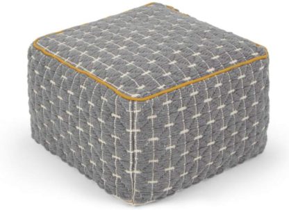 4ec7560c85fce395e8697d265312faac98a853d80691fa470d874776a7ea938c.jpg An Image of Maddox Geo Pouffe, Grey