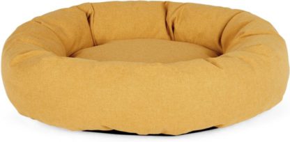 5af9bbcb6f477dedf542a5063fdd711c4e855a524b09531269340ac0747ef23f.jpg An Image of Kysler Large Round Pet Bed, Mustard