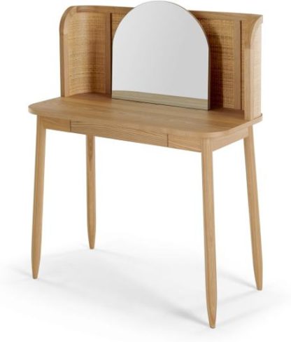 6120f10b30ed0b5b1047a27100930955d39ddad940e755dc091881eb58201696.jpg An Image of Liana Dressing Table, Ash & Rattan