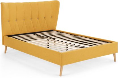 8df82e121c0cc2ae3f8ed63b09d9b183d4a0a4341552e27bc6408f150b6bfa1e.jpg An Image of Charley King Size Bed, Yolk Yellow