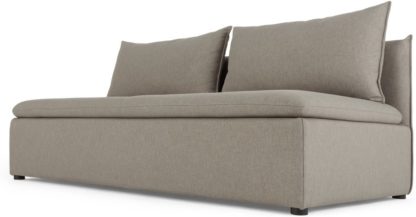 8e001767a6624d3fce72f255d63d5333b30852cb20b4e7e61ddc35e7a8712e33.jpg An Image of Victor Modular Sofa Storage Double Seat, Portland Grey