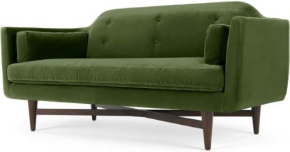 92c91c4746bfd448aac80305c500ce45ae1789a502c149f5aa2fdf238445523a.jpg An Image of Imani Large 2 Seater Sofa, Grass Cotton Velvet