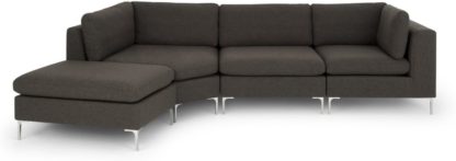 9cbb1439cfcf72154c25a5e70bb2c46bad32bf421f4baeadef8f28d11caa28fc.jpg An Image of Monterosso Left Hand Facing Modular Chaise End Sofa, Oyster Grey
