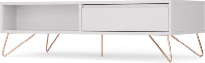 a400d04a2e464be02ee2d75f0a3decc23e64828617602a838e9c48fcedab8fba.jpg An Image of Elona Coffee Table, Light Grey and Copper