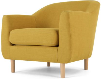 aa2400f70570b53c2de4d57906427ff41645053963b1203b376d059844ca17b2.jpg An Image of Tubby Armchair, Retro Yellow