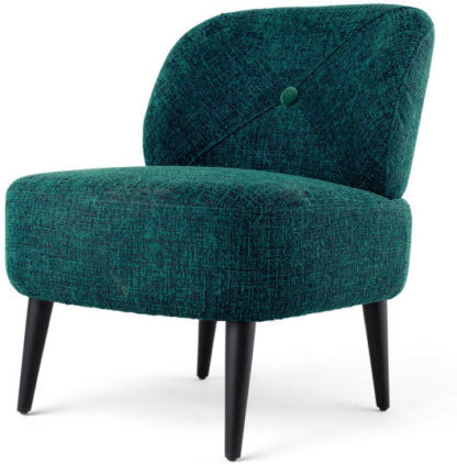 acafcef8b04e780cef68b07a778afd554c63e7e177e5fac785aff30024ce3675.jpg An Image of Jasper Accent Chair, Teal Boucle