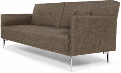 b491269863ea3dbe10f12d2d96b22cf15c59f06a067ce33147d3f942acb0469c.jpg An Image of Akio 3 Seater Sofa Bed, Woodland Brown