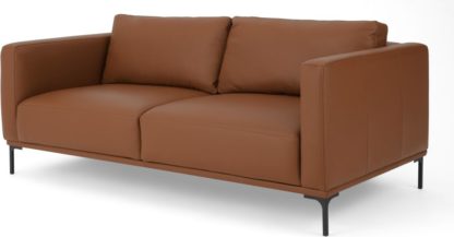 ba30b0e4e936920ba7560cf7c4a0d65fe01be857a48500a67a0fed9f7c5a974f.jpg An Image of Milo Large 2 Seater Sofa, Otis Mocha Leather