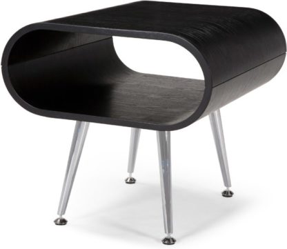 c07208a0655ef3b999526e18e643408c3860475fe5c306e967eae323fe5f1312.jpg An Image of Hooper Storage Side Table, Black