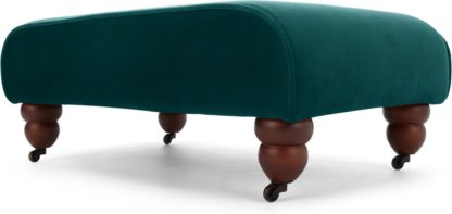c51969d95689bbce1d9db291e6202334ea72aeddaa88da592b73d408accb3cb4.jpg An Image of Orson Footstool, Seafoam Blue Velvet