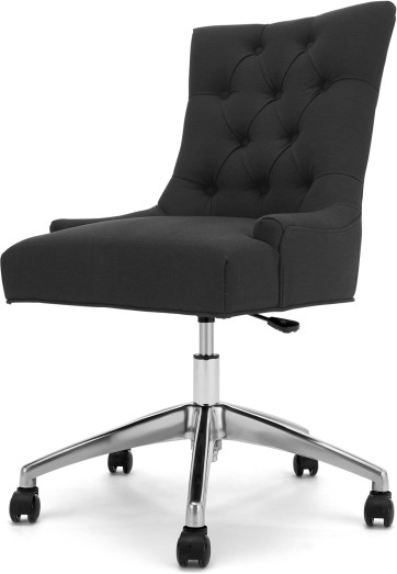 cde2af52e62e8ae872633c8c754aa0b69de37614b00c5be17a6878940bd69c47.jpg An Image of Flynn Office Chair, Midnight Black