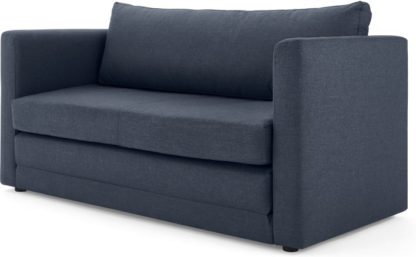 f1d841c0d2be0ce038271f12eb05c70cce3a4ac657309e5ec7391234006d630a.jpg An Image of MADE Essentials Eli Sofa Bed, Quartz Blue