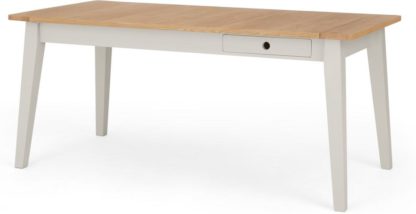 f38775f4467f5a4984dc6a1a575c67bbc8358372f09c5ba649090bb4b481082d.jpg An Image of Ralph 6-8 Seat Extending Dining Table, Mushroom Grey