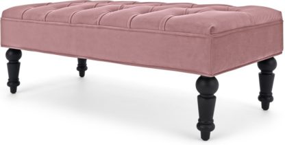 fdc09ce46a9e19be680d466520762fafb147b3822482b8057ba7d95b45b3f867.jpg An Image of Bouji Ottoman, Velvet Powder Pink