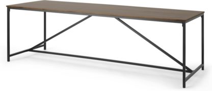 ff6ecaef86baf2e7ab90bf7f2bd15af79b08dab4e1b86016832193e7ebe6cde1.jpg An Image of Lomond 10 Seat Extra Large Dining Table, Mango Wood