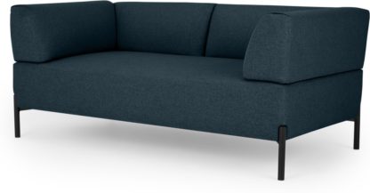 6011fff286c09396e9db33b2007ec20ca8a7d04c746b4b435851a9fdc0e005eb.jpg An Image of MADE Essentials Kiva 2 Seater Sofa, Aegean Blue