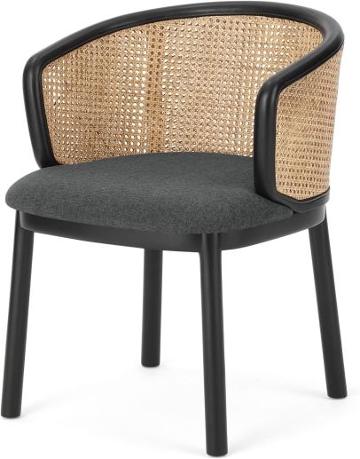 7f5d684c230a5b01788b0e12d3d682381c3ab075c8523487a74711ef3f5b8e62.jpg An Image of Panos Carver Chair, Marl Grey