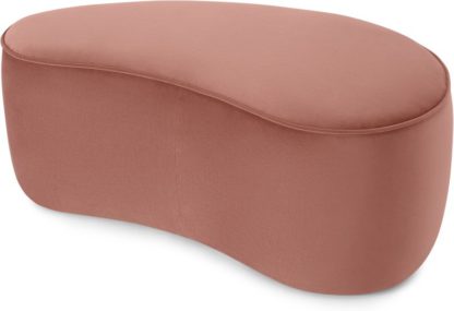 9799f82d5e8ba0ab43b390bb163abaedc78a946d91c2480eab83bd28e475316a.jpg An Image of Kooper Pouffe, Blush Pink Velvet