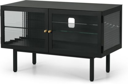 afb035e460fb4317d8e2fb0d1f5a05fd1fc52563dec25fce8d7e67c95596e4b2.jpg An Image of Marden Media Unit, Charcoal Grey and Glass