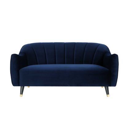 2e44bec47bcecaa228df3272e99c14d5785249d16c95164621764c265cefb32a.jpg An Image of Lois 2 Seater Velvet Sofa