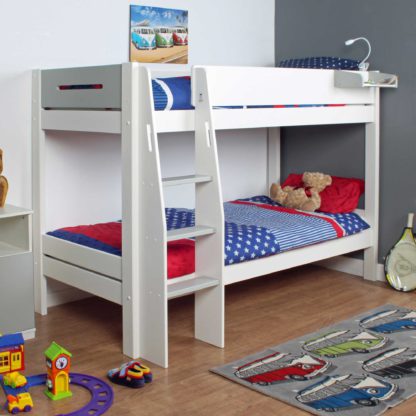 8fd0f1f07a486ea8d250e7c20379b3d99d3e39ae88c63a549228ed7cca58e186.jpg An Image of Urban Grey Childrens Bunkbed