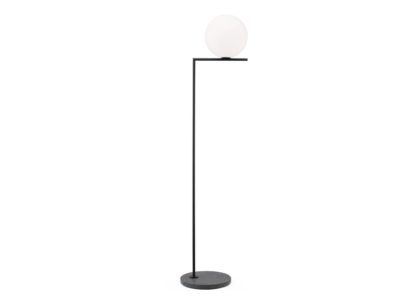 0f32af43c3aa7abf1de47b513c50f9364c9143634e7b9ab815311f687cf903a0.jpg An Image of Flos Ic Outdoor F2 Floor Lamp Brushed Brass