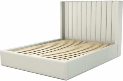1337d7ab67e2d596660caec3e307eda9a86d7766bf1080b17f98e528c59138a8.jpg An Image of Custom MADE Cory Double size Bed with Drawers, Putty Cotton