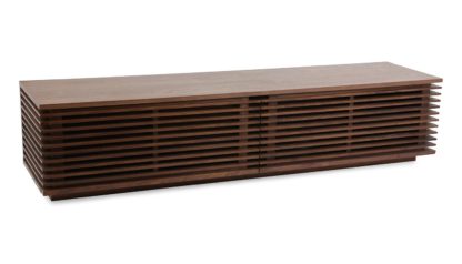 22e5397d082a669fb6575378c3d5e65fc57764abcd4575233c8ecf43d0cc3bca.jpg An Image of Heal's Verona AV Unit Wide Black Ash