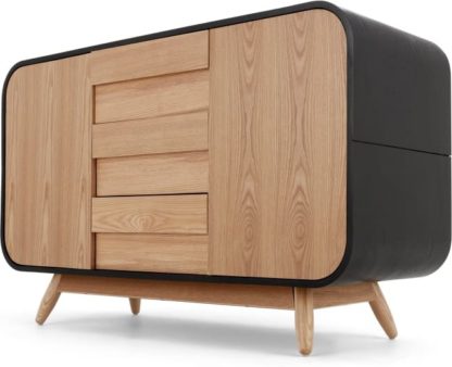 2484220443a9d08a35ce32d30c6cc94e18cd3355317877c6434ca0cddade63a8.jpg An Image of Esme Sideboard, Black and Ash