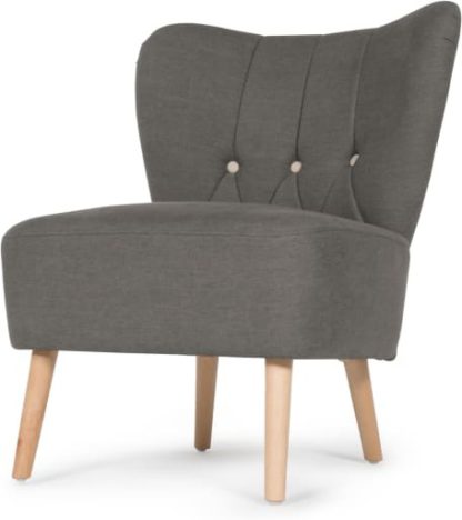 3139ef11877af26ad7d4e3c4a48fd55eb40c7a5538553859fe18755258e82180.jpg An Image of Charley Accent Armchair, Graphite Grey