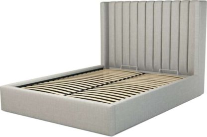 33b36d3c56867058a06ddf5f01265906822cb1951b78044bfe393b621dd747f8.jpg An Image of Custom MADE Cory King size Bed with Ottoman, Ghost Grey Cotton