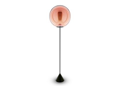 455a62ee0a2531b477293e3d9a007855a84ffa605fdef1e46c5016443b67bac0.jpg An Image of Tom Dixon Globe Cone Floor Lamp LED Chrome
