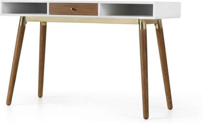 476031fbd922384c7ed614f5c1065ebe986f96ec9e8da85854ece5ea59457bbc.jpg An Image of Edelweiss Desk, Walnut and Brass