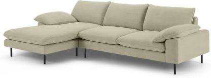 5e907fc3f23d3e663d9c7ef5c5ab42efc74d10563513e48124bbdfdc57b4d709.jpg An Image of Fallyn Left Hand Facing Chaise End Sofa, Stoned Sand Fabric