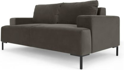 79bc51cce2055191162ddc9fd16748d7d685808ffeb56206d09a2e08e5bdc56b.jpg An Image of Frederik 2 Seater Sofa, Otter Velvet