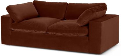 7f2e4fa42efd11a8a44d49859836fdae356bc2819f46dc42e22dae0f01fff563.jpg An Image of Samona 2.5 Seater Sofa, Amber Velvet