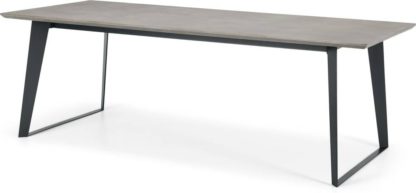 81a86a798719bd491235ee57bb7cb550f10af607dd31ad37f4c3e8f4010b6bc5.jpg An Image of Boone 8 Seat Dining Table, Concrete Resin Top