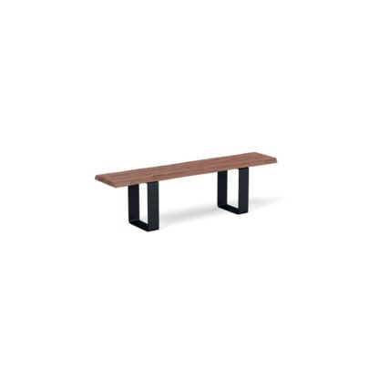 bacbf6b29f94196d2c9af9c3eca39e918825fd5d784051cbbfc8b434d80fb80d.jpg An Image of Heal's Prague Bench 180x35cm Natural Oiled Oak Natural Edge Not Filled