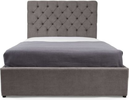 c89f09b0506fe66975db3f0227378bb046091600a18a10d6eaf2051ac617701e.jpg An Image of Skye King Size Ottoman Storage Bed, Pewter