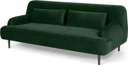 dba5809ae5131e65b89b0103a7beedd9b385312513b71b4f09faa2646d6523fa.jpg An Image of Giselle 2 Seater Sofa, Pine Green Velvet