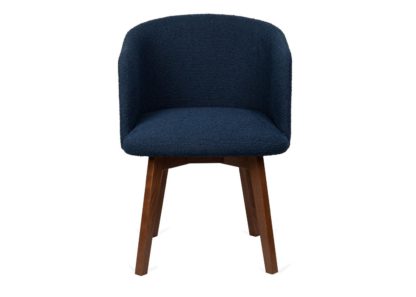 e91edc8c095ef1053fbbefae0f15badf457994a4e1f37e4eddd613c7c21db7cb.jpg An Image of Heal's Edit Swivel Office Chair Copenhagen Blue Black Stain Leg