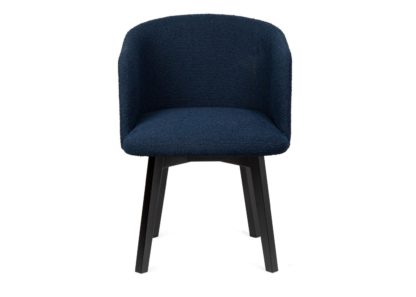 ed3050d0e8ba9abb755d80858e9e8039b3a40e4f56e63b77fde013551125e2c3.jpg An Image of Heal's Edit Swivel Office Chair Copenhagen Blue Black Stain Leg